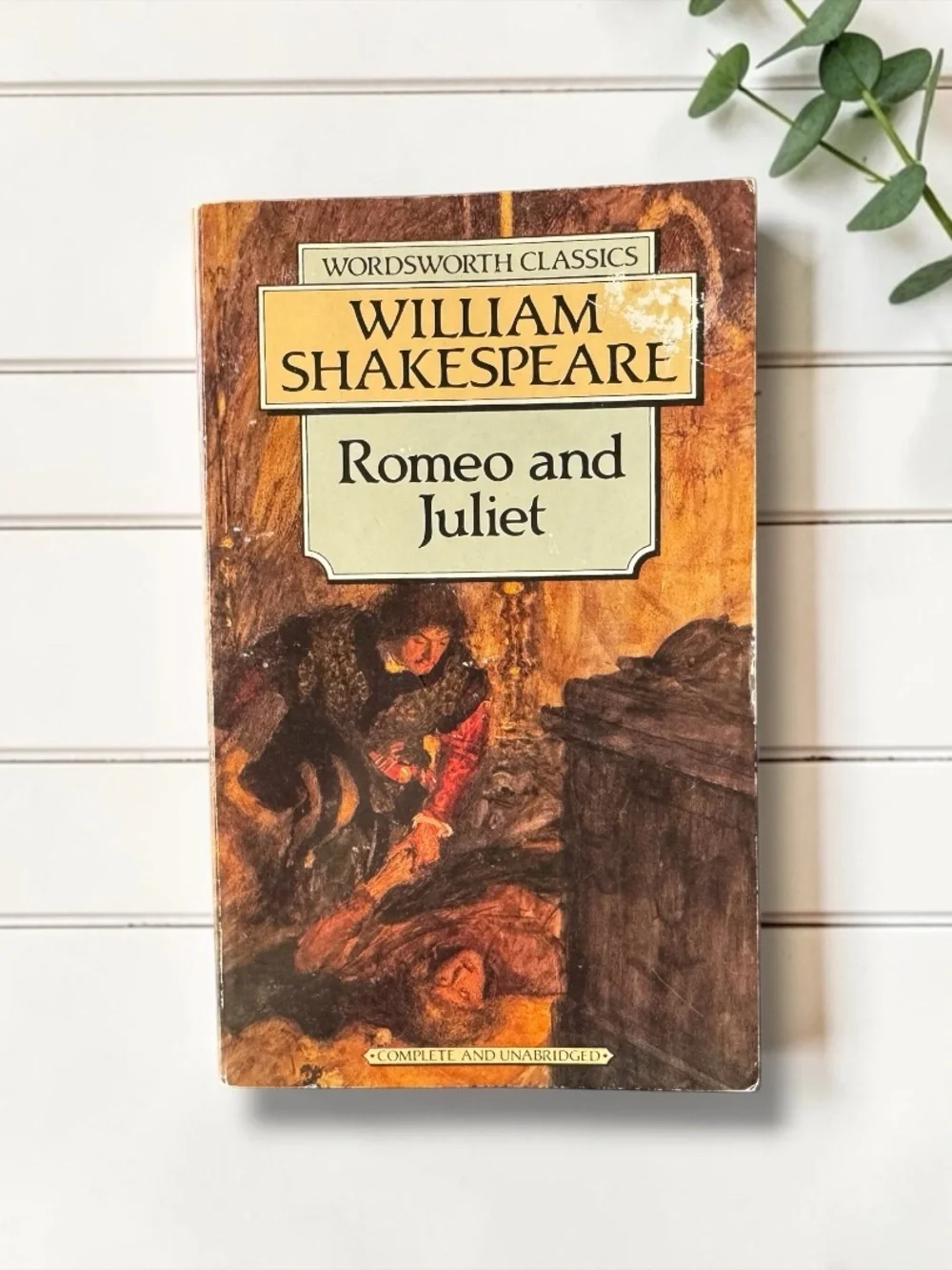 Vintage 1993 Romeo and Juliet William Shakespeare Wordsworth Classics Paperback